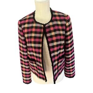 Shirtaporter Made in Italy Wool Blend Tweed Blazer.  Size 40 EU.  US Size Small